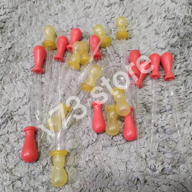 PIPET KACA DOT MERAH / KUNING