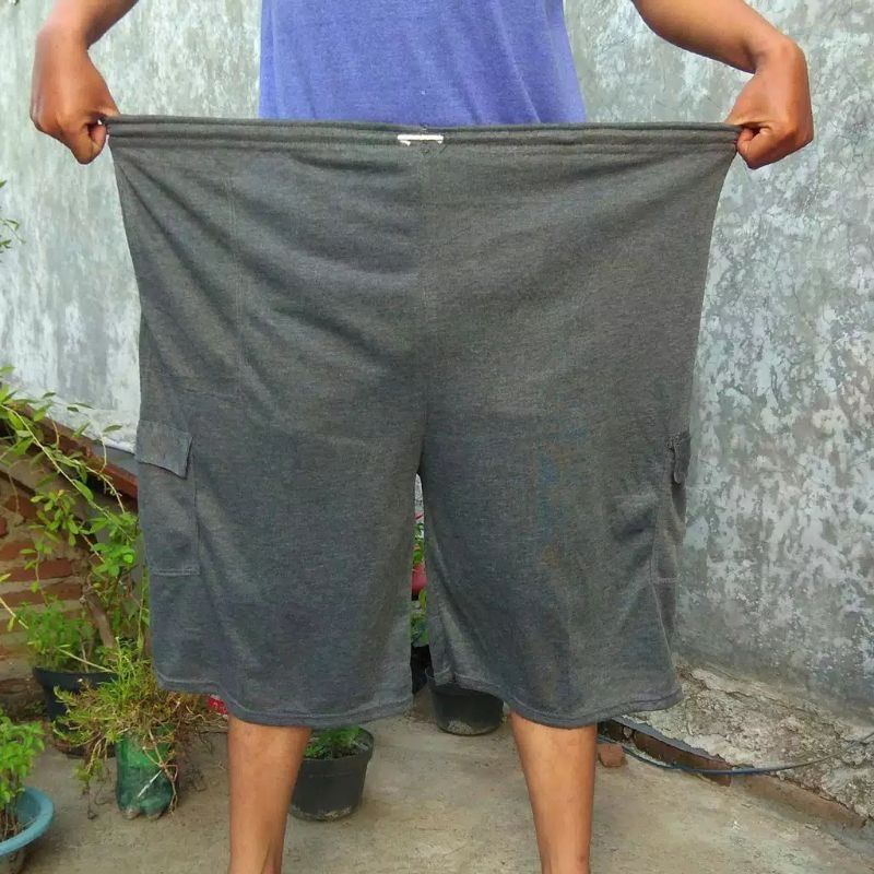 CELANA PENDEK KOLOR MISTY SAKU KEMPOL BIG SIZE / CELPEN PRIA DEWASA BIG SIZE