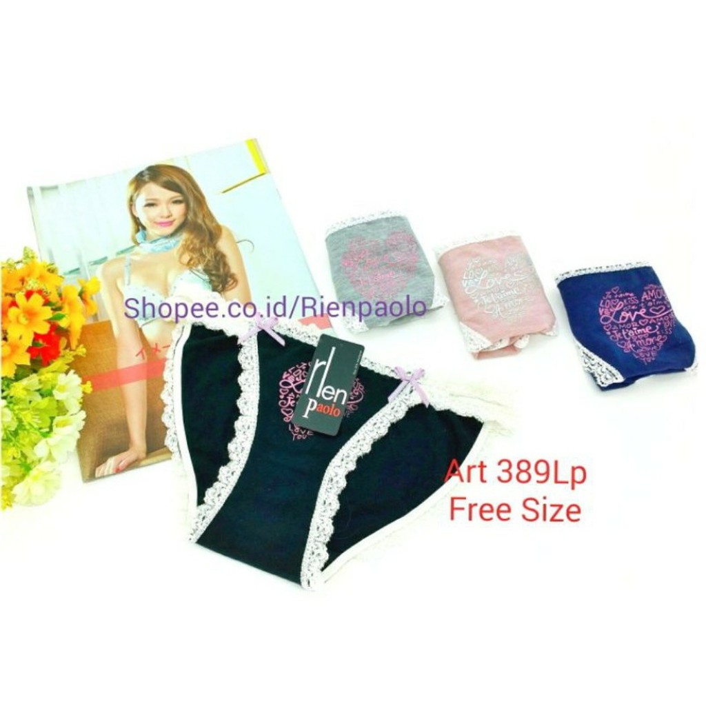 Celana Dalam Wanita - Cd Wanita - G String Renda Premium 389be