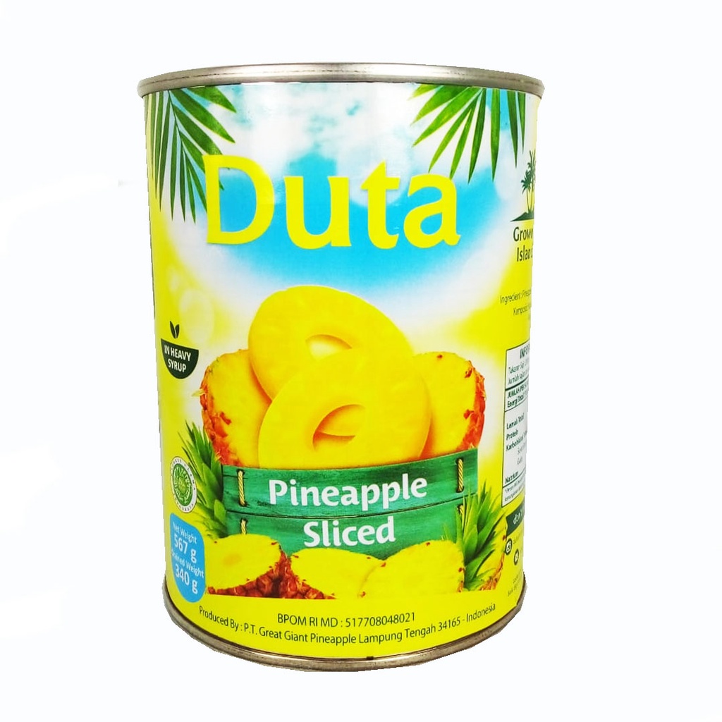 

DUTA PINEAPPLE SLICED 567G