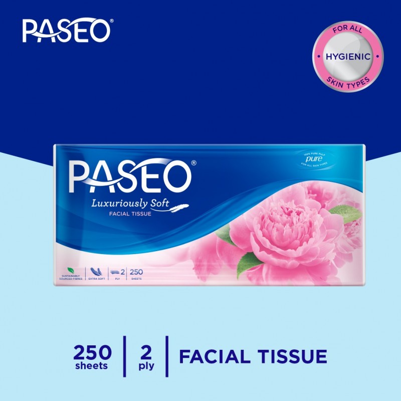 Tisu / Tissu / Tissue PASEO Luxury 250 Sheet - MGB