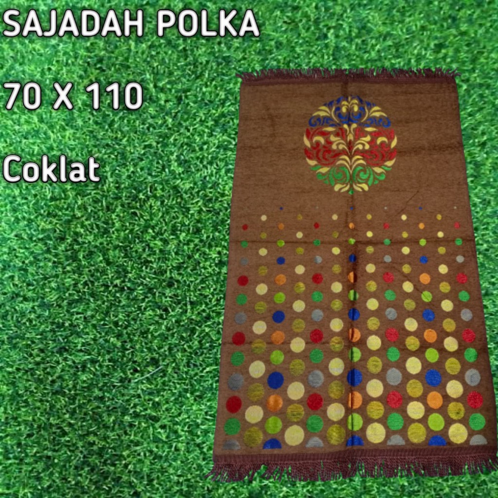 Sajadah arbain polka 70cm x 110cm