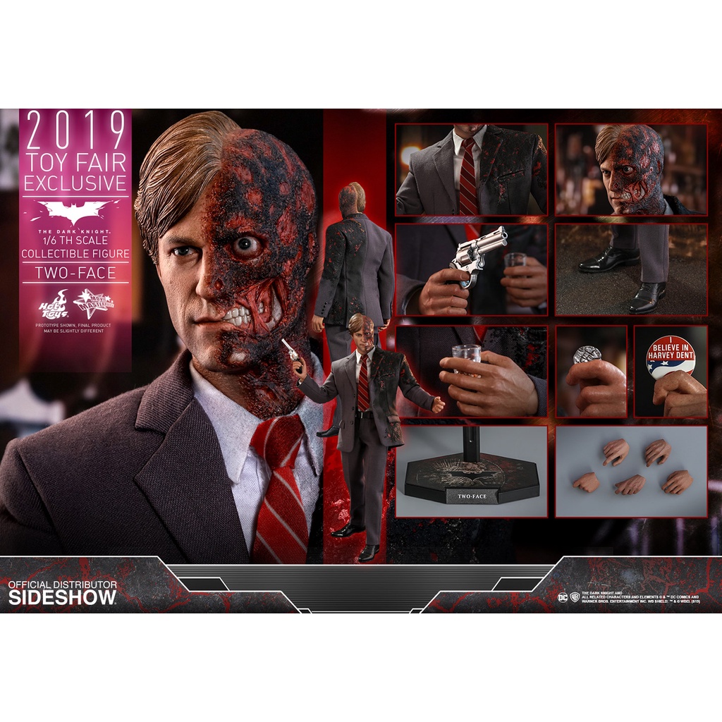 Hot Toys 1/6th Scale The Dark Knight - Two Face (Exclusive)