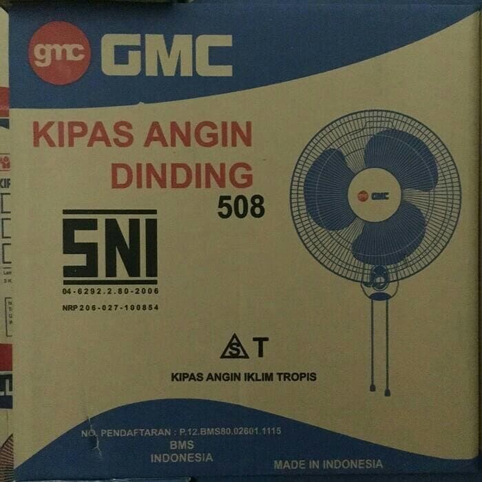 Kipas Angin Dinding 508 Wall Fan 16 inch  Gantung Tembok Tarik