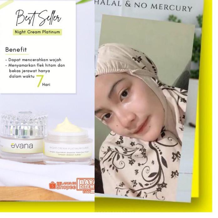 ♖ Night cream PLATINUM evana beauty care ❅