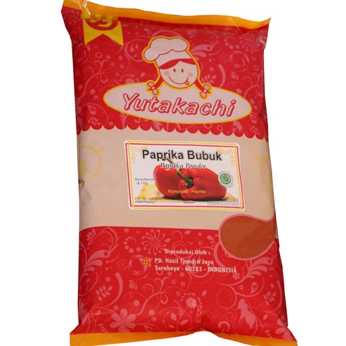 Paprika Bubuk Super 1Kg / Paprika Merah Bubuk Import / Red Pepper Powder / Bell Pepper Powder / Bumbu Rempah Yutakachi / Bumbu Rempah Bubuk Pusat Bumbu