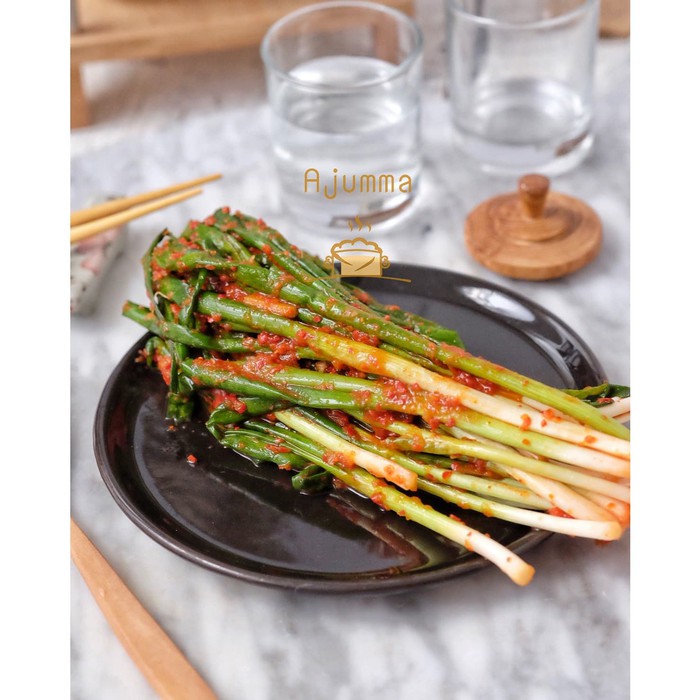 

[NEW] HALAL Kimchi Daun Bawang 200 Gram Korea Pha Buchu Kimchi