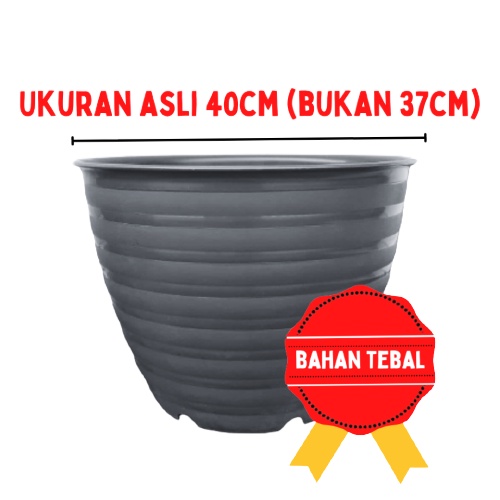 Atani Ori Pot Super Tawon 40 Cm Hitam Pot Plastik Bunga Tanaman Pot Tawon Jumbo Besar Putih Tebal Murah Grosir Pot Jumbo Besar Putih Tinggi Murah 40cm 50cm 60cm 70cm 100cm