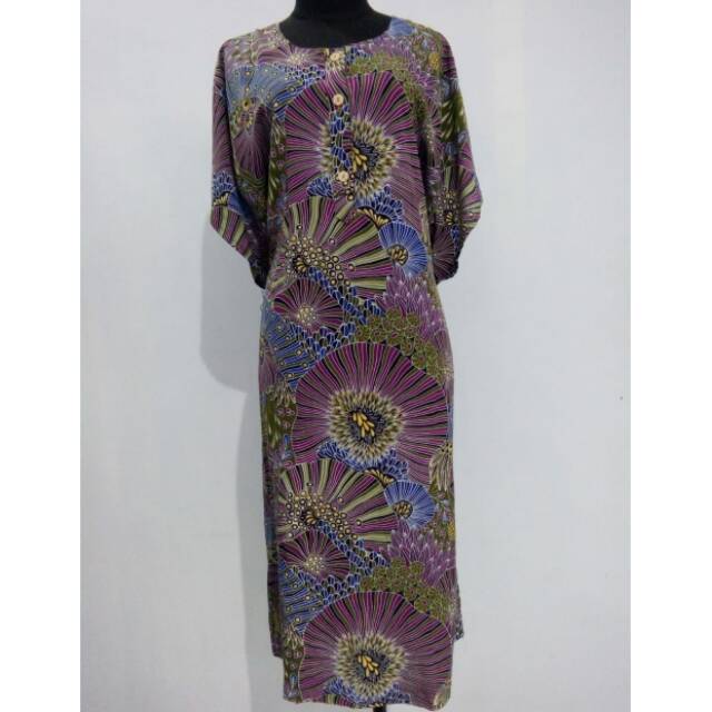 Daster kencana ungu jumbo label biru.