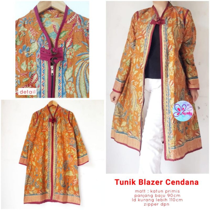 TUNIK BATIK BLAZER CENDANA