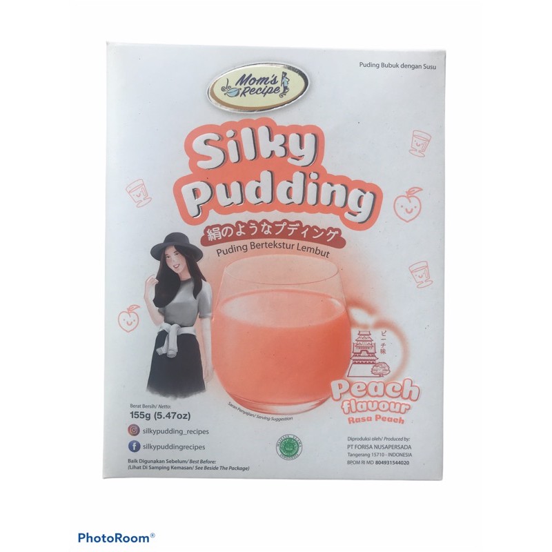 Silky Pudding Peach Flavour 155g