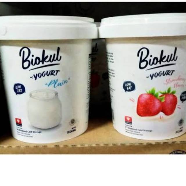 

Yoghurt Plain Biokul 1000ml / Biokul Yogurt Strawberry - Plain