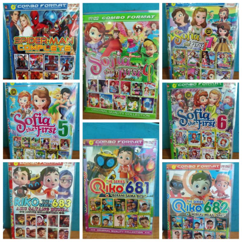 DVD FILEM ANAK SPIDERMAN & SOFIA & ROKO