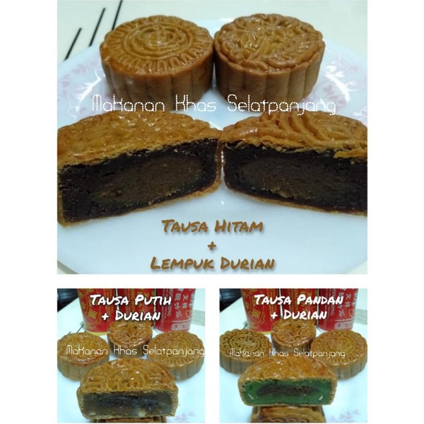

Halal/ Kue Bulan Lempuk Durian/ Moon Cake / Tongqiupia Khas selatpanjang - Lao Siong