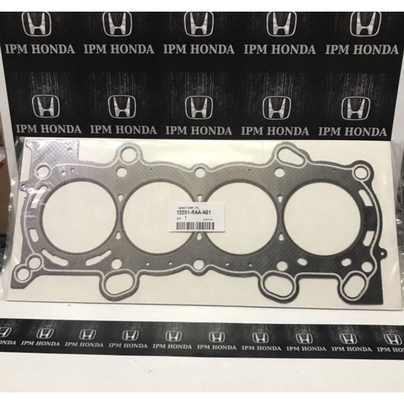 12251 RAA Paking Packing Gasket Cylinder Head  Honda Accord CM5 2003-2007 Odyssey RB1 2004-2008 Bahan Asbes / Grafit / Klingrit / Besi / Plat