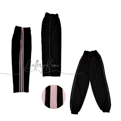 Pink Celana Training Panjang Olahraga Trening Size L-5