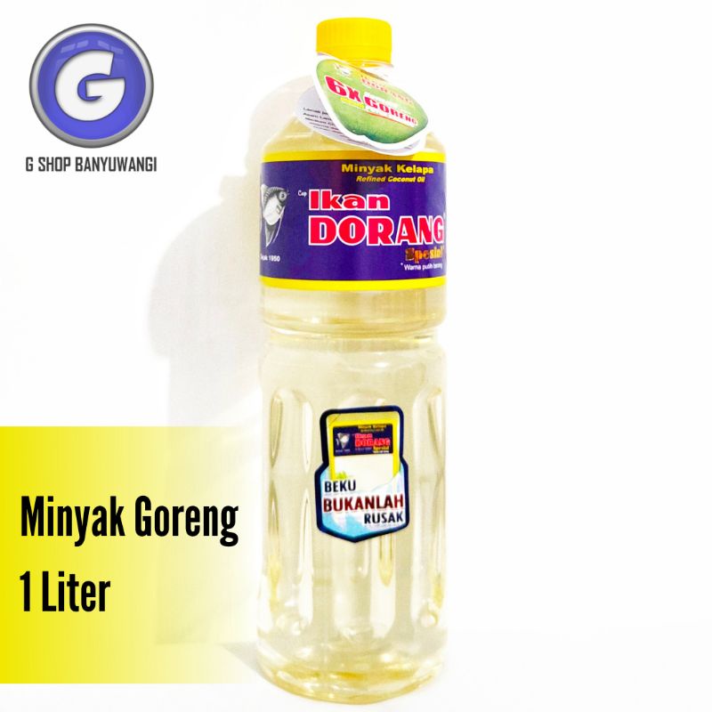 Minyak Goreng 1 Liter Ikan Dorang Spesial Premium Minyak Kelapa