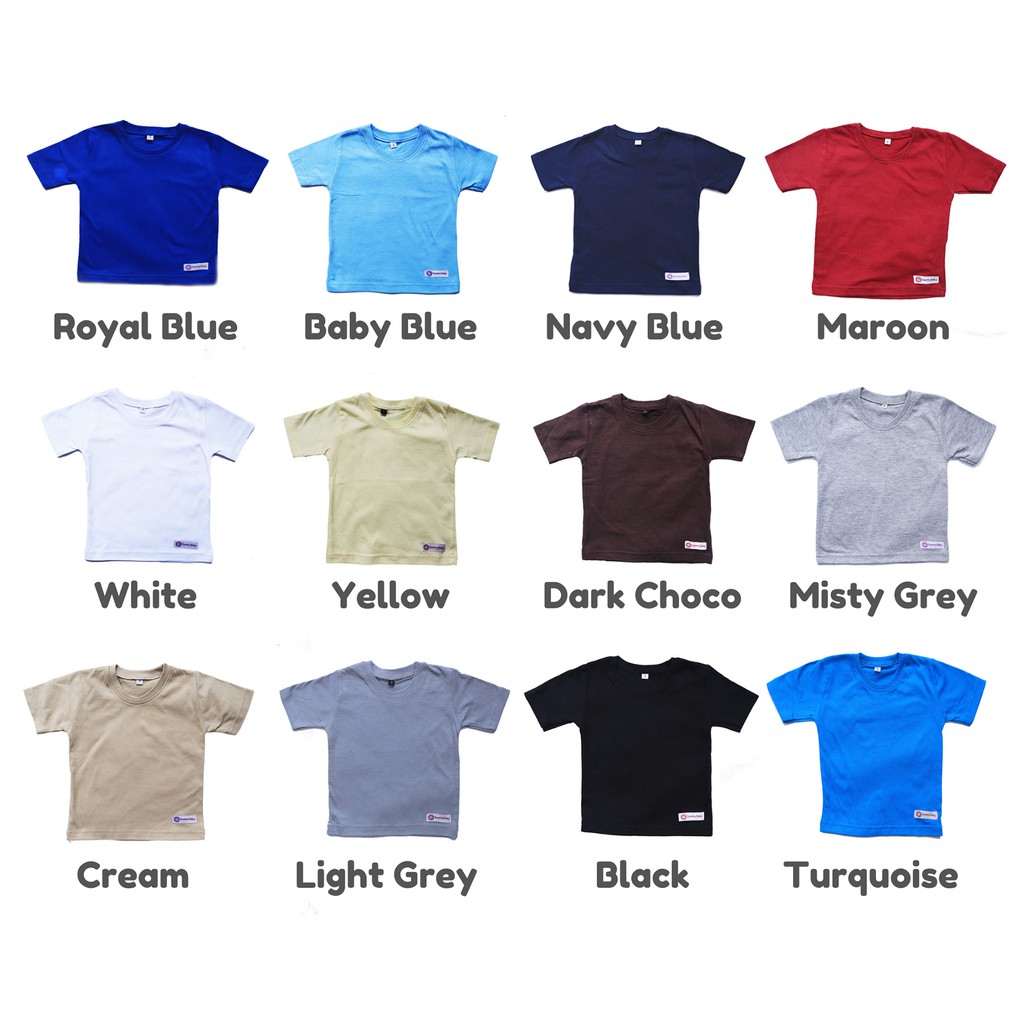 Fairy Baby Kaos Polos Bayi Cotton Combed 30S 0-2 tahun | Basic Tees Cotton Combed