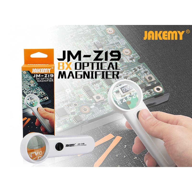 Jakemy JM-Z19 Kaca Pembesar 8X Magnifying Glass