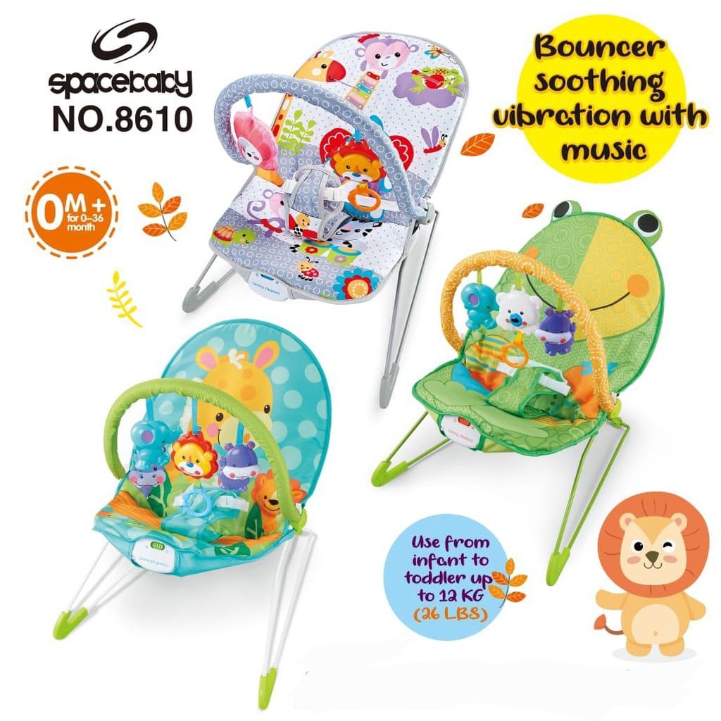 Space Baby Bouncer Kursi Goyang Manual Bayi 10in1