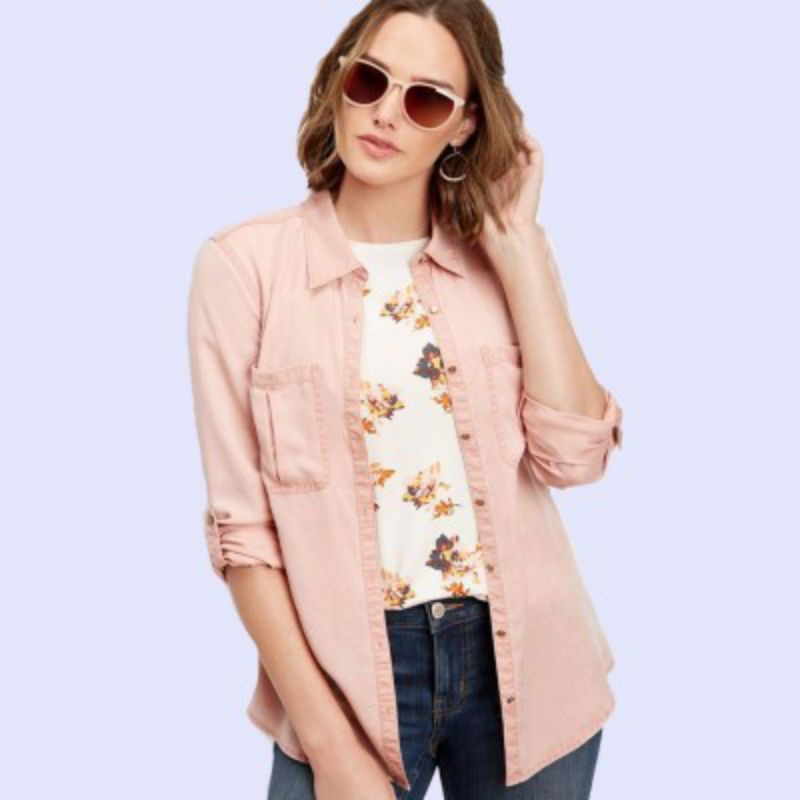 Maurices - Lyocel Denim Shirt - Size XS sampai Big Size Jumbo  Kemeja Denim Wanita Branded Original