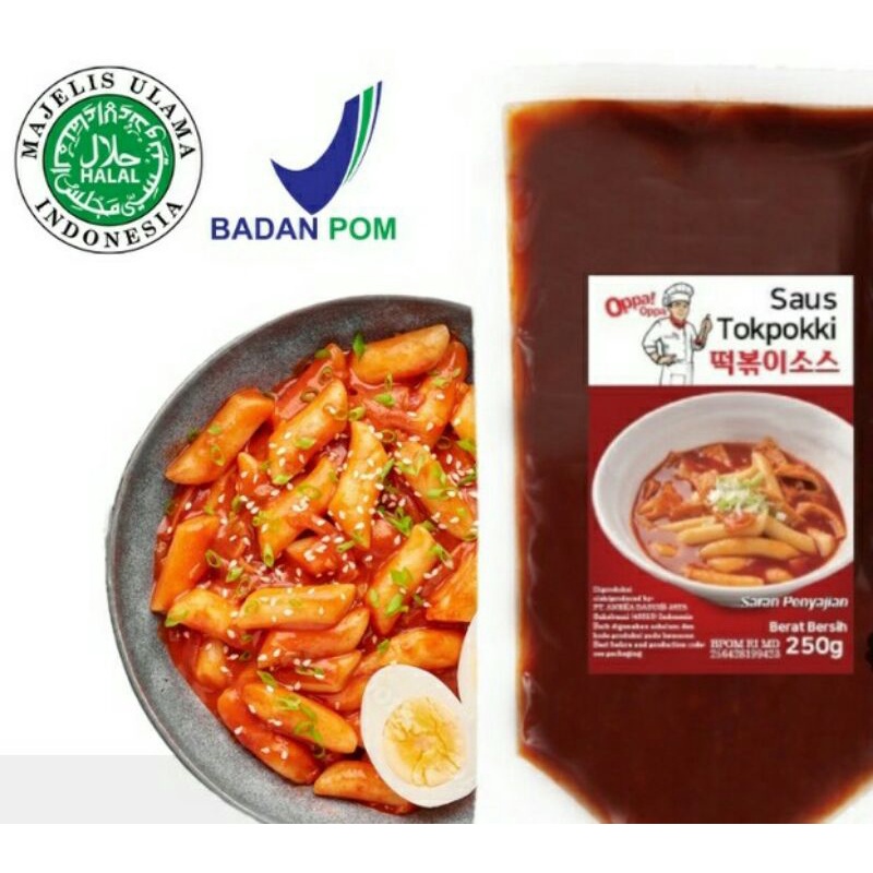 OPPA Bumbu Saus Toppoki  250 g Halal | Saus Tteok Instan