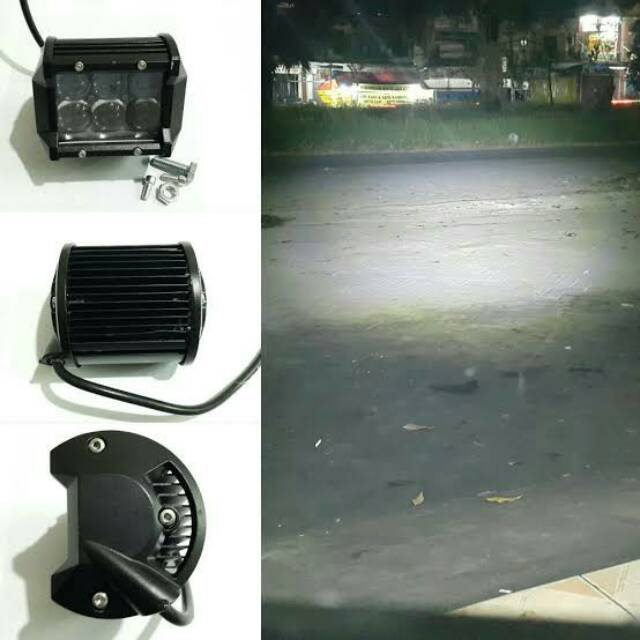 LAMPU TEMBAJ SOROT LED CWL 6 LENSA CEMBUNG ( WATERPROOF )