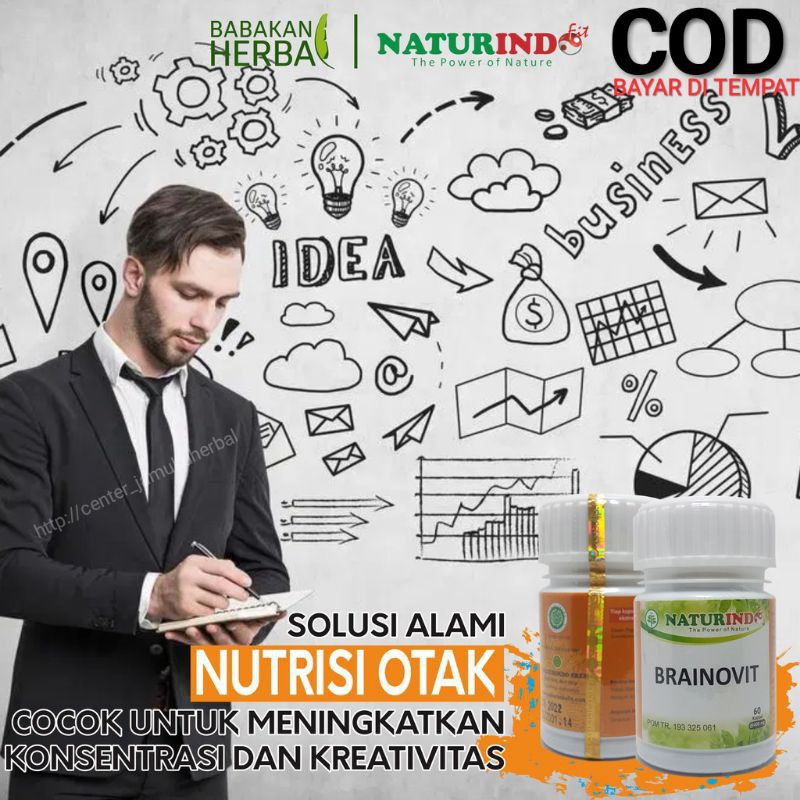 HERBAL NUTRISI OTAK BRAINOVIT NATURINDO.ASUPAN VITAMIN KECERDASAN OTAK.