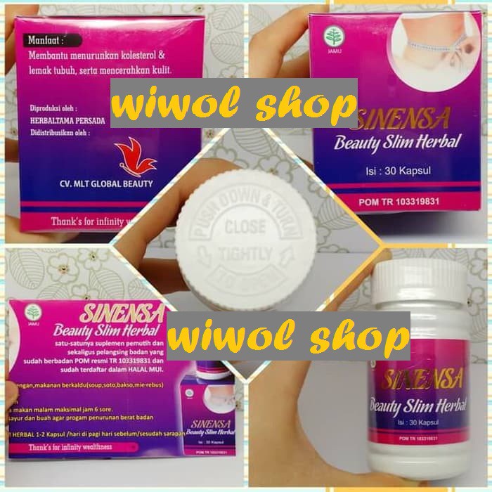 SINENSA ~ SINESA ~ Obat Pelangsing Herbal ALAMI ~ 100% IZIN BPOM  ASLI