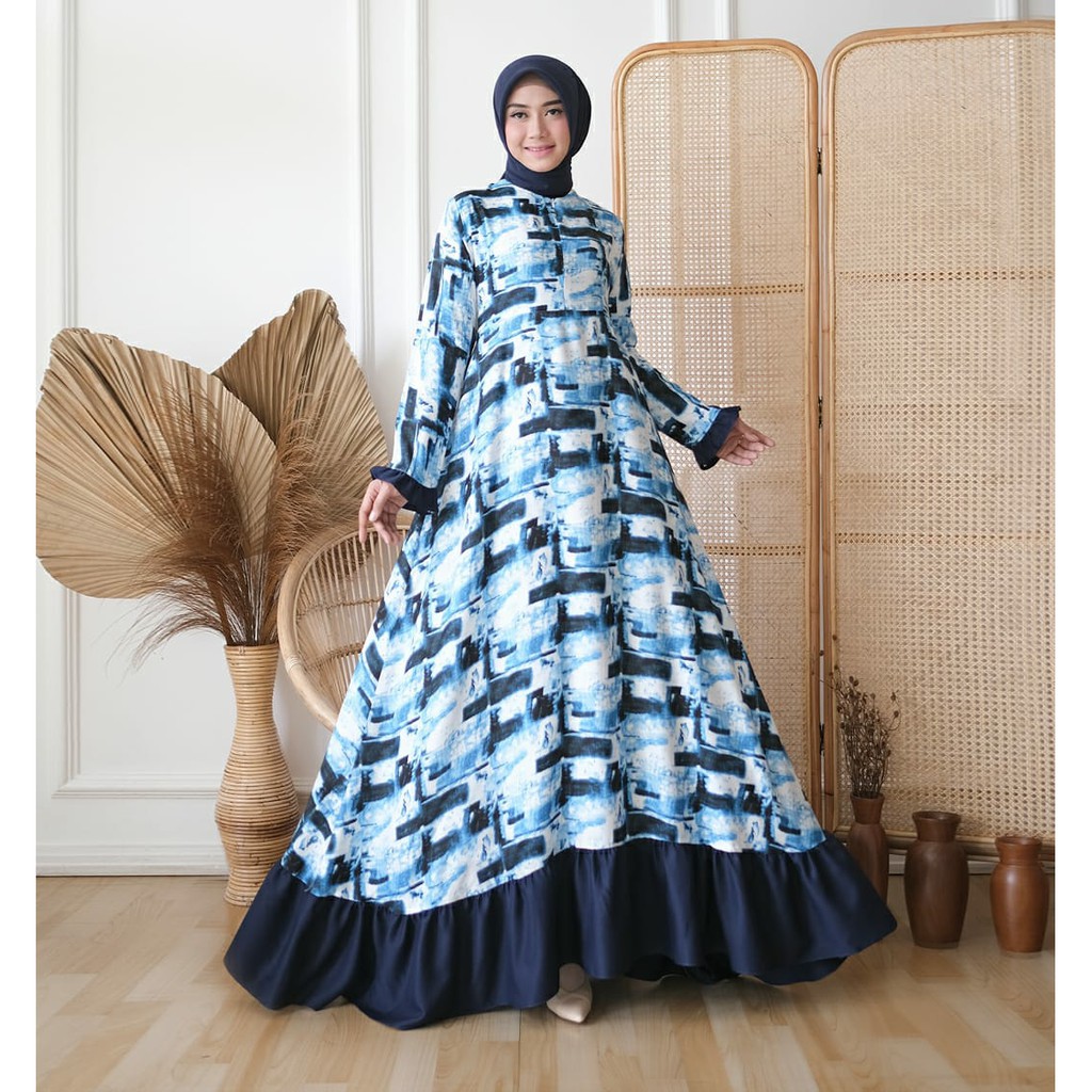 DRESS LIORA MAXI GAMIS PESTA MUSLIMAH KEKINIAN