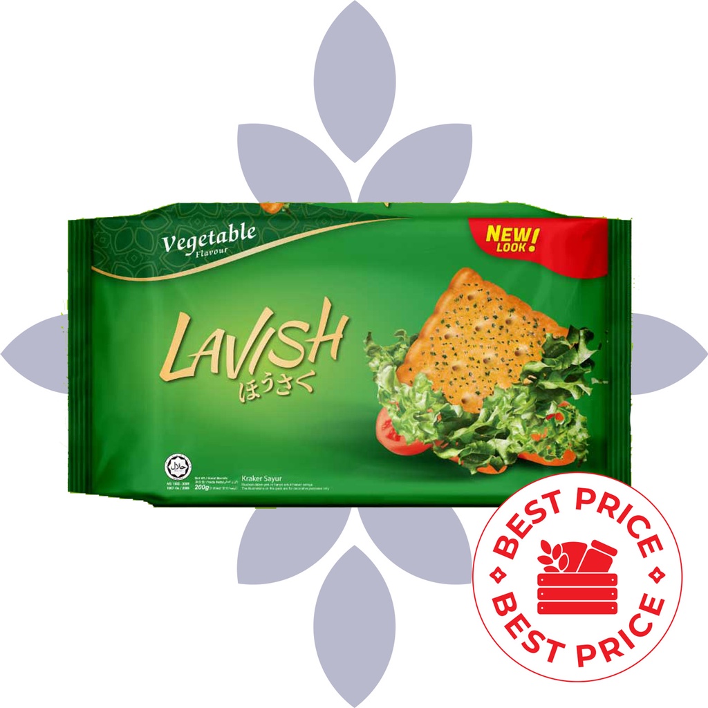 SHOON FATT - LAVISH VEGETABLE CRACKERS - 180 GR