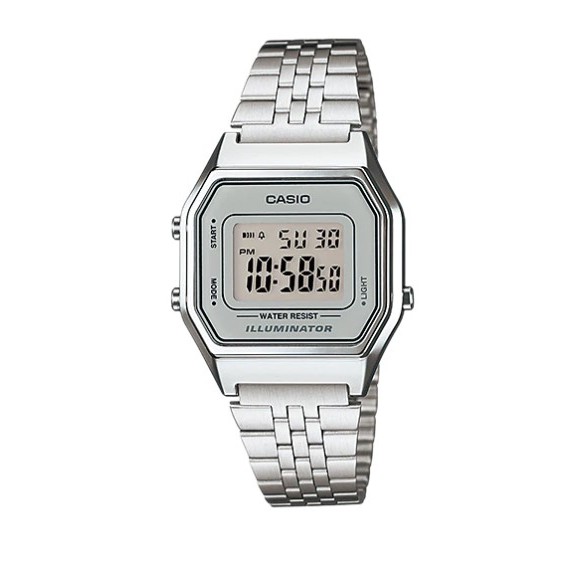 JAM WANITA CASIO LA680WA-7D JAM TANGAN DIGITAL ORIGINAL ORI