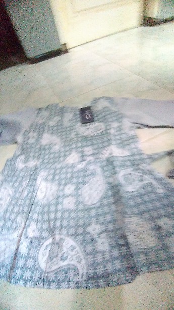 Tey-17 Batik Wanita Asj Sa Hrb026 Kenongo Kemeja Tosca Pendek