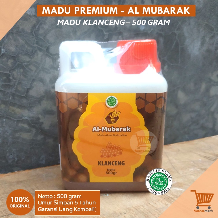 Madu Klanceng Al Mubarak kemasan 500 gram Asli Murni Langka