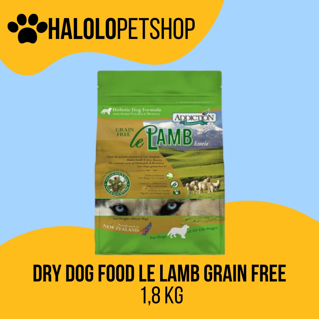 addiction lamb dog food