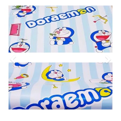 WALLPAPER DINDING  STICKER MOTIF  KARTUN DORAEMON  10M 