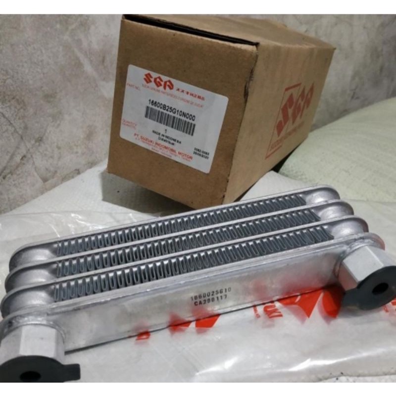 OIL COOLER RADIATOR SET SATRIA FU150 SUZUKI SGP ORIGINAL READY