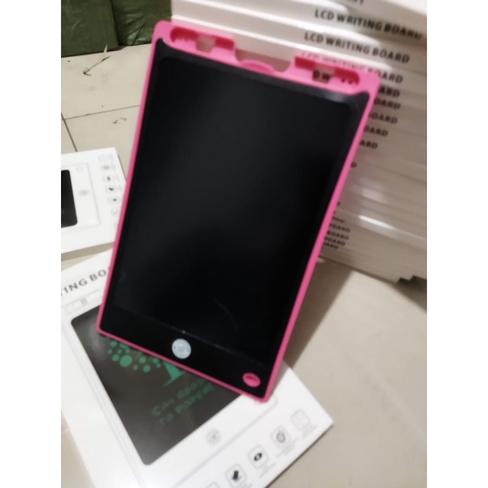 LCD WRITING TABLET 8.5 INCH / PAPAN TULIS ANAK DAN DEWASA-pink