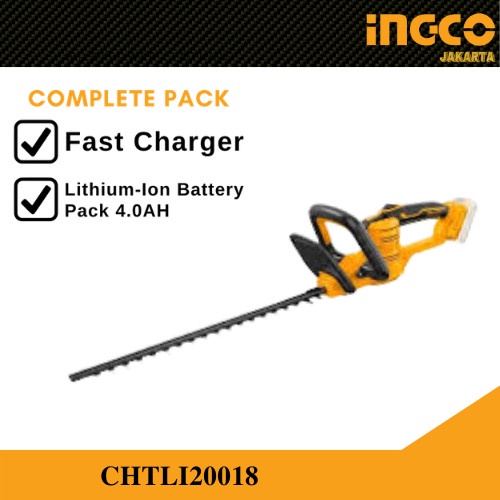 MESIN POTONG DAHAN CORDLESS pack 4.0AH POTONG RANTING INGCO CHTLI20018