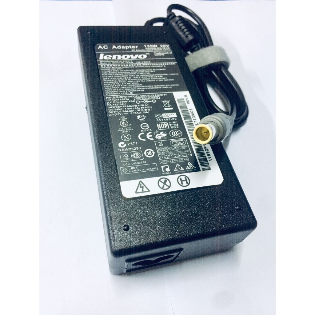 Adaptor Original IBM Lenovo W510 Series 20V 6,75A 135W Jarum