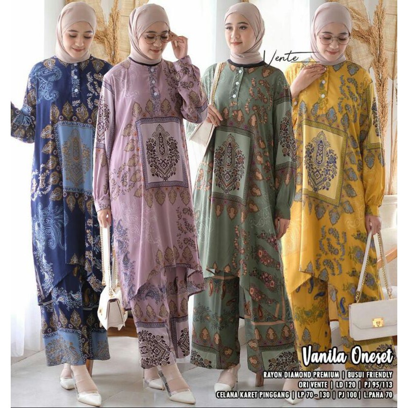 Setelan Premium Vanila Oneset Ori Vente