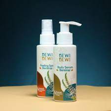 DEWIDEWI BEAUTY BY SYAKIR DAULAY PAKET EKSKLUSIF (BODY SERUM DAN PEELING SPRAY)