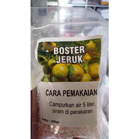 boster jeruk(pupuk perangsang buah super)