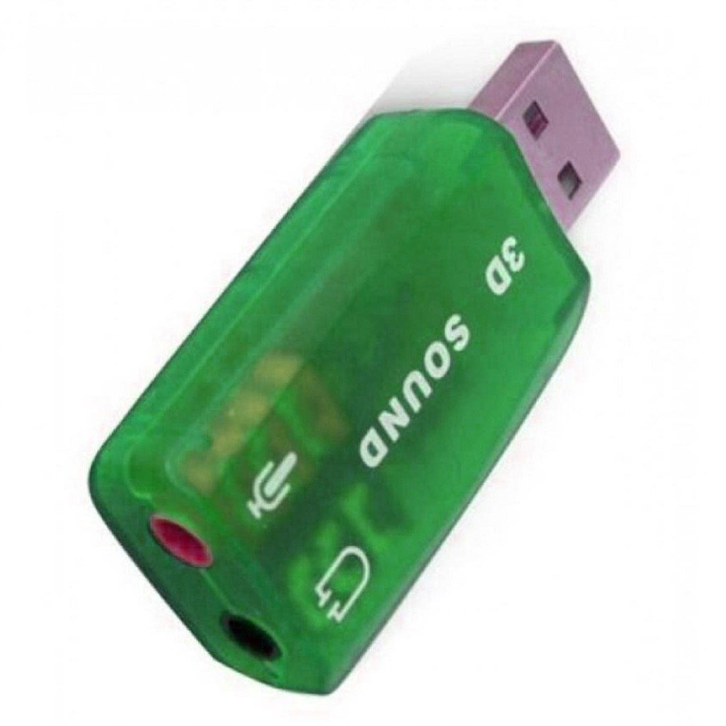 Sound Card Eksternal USB DSP 5.1 Mono Channel untuk Audio PC/Laptop Tanpa Bongkar