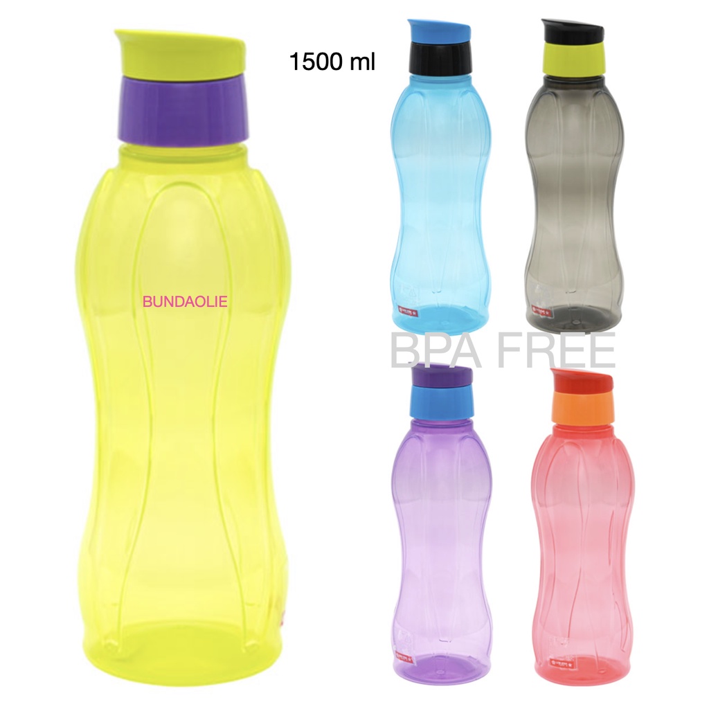 Sport Botol Minum Gym Lifetyle 1,5 Liter Flip Quality BPA Free Food Grade Healthy Drink Bottle
