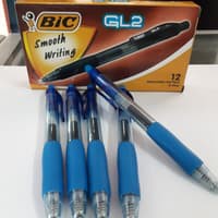 

Pulpen BiC Smooth Writing GL2 Retractable Gel pens tinta biru