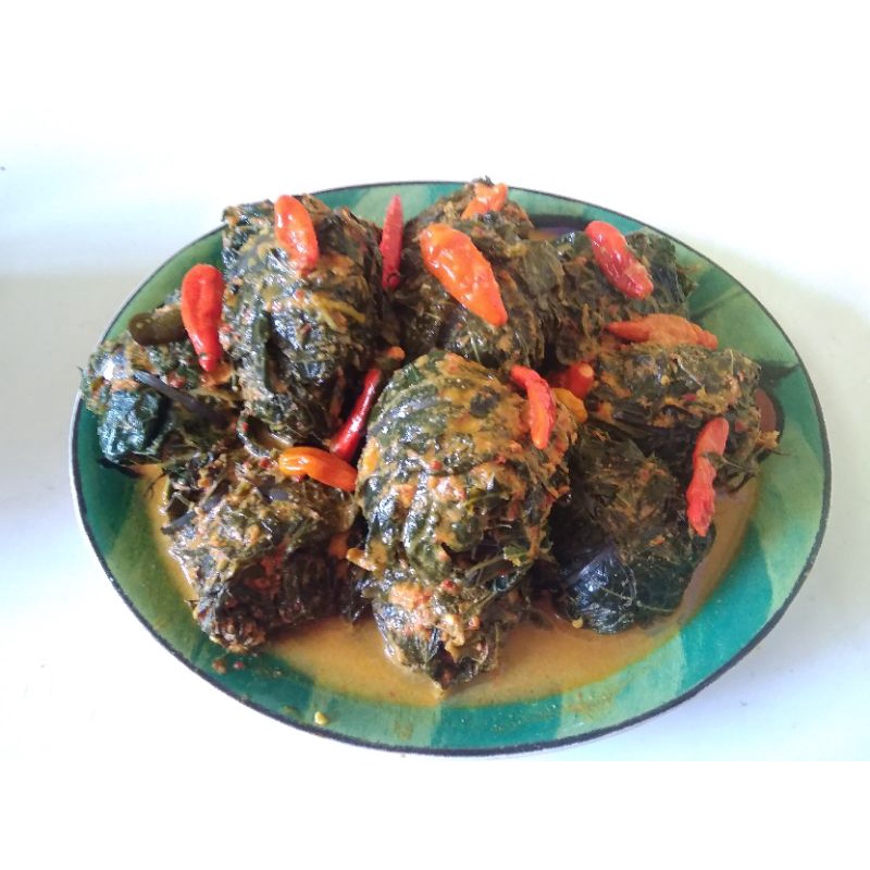 

sayur buntil daun singkong/daun pepaya