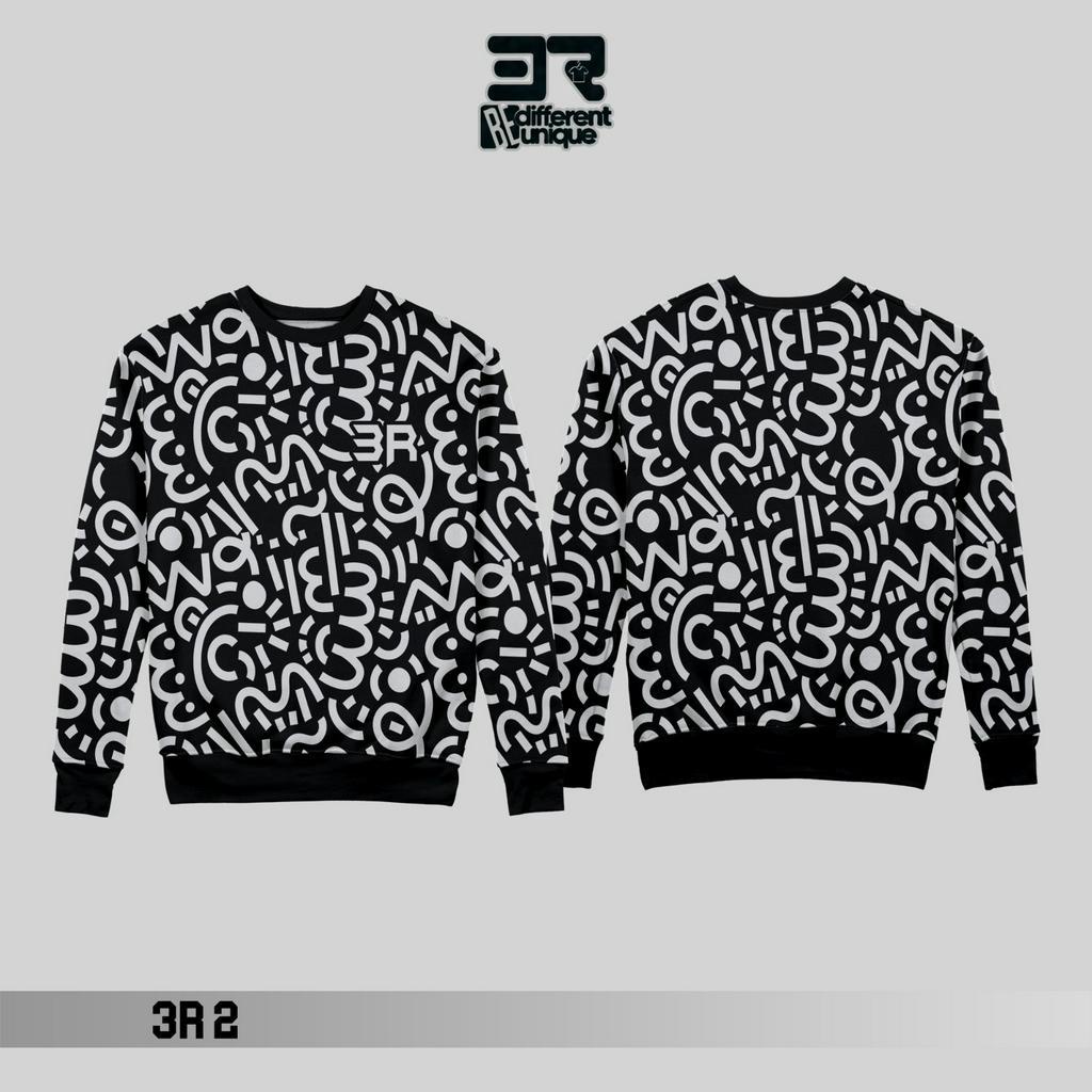 Sweater Crewneck Sweatshirt Family Couple Keluarga Dewasa Anak Unisex 3R 2