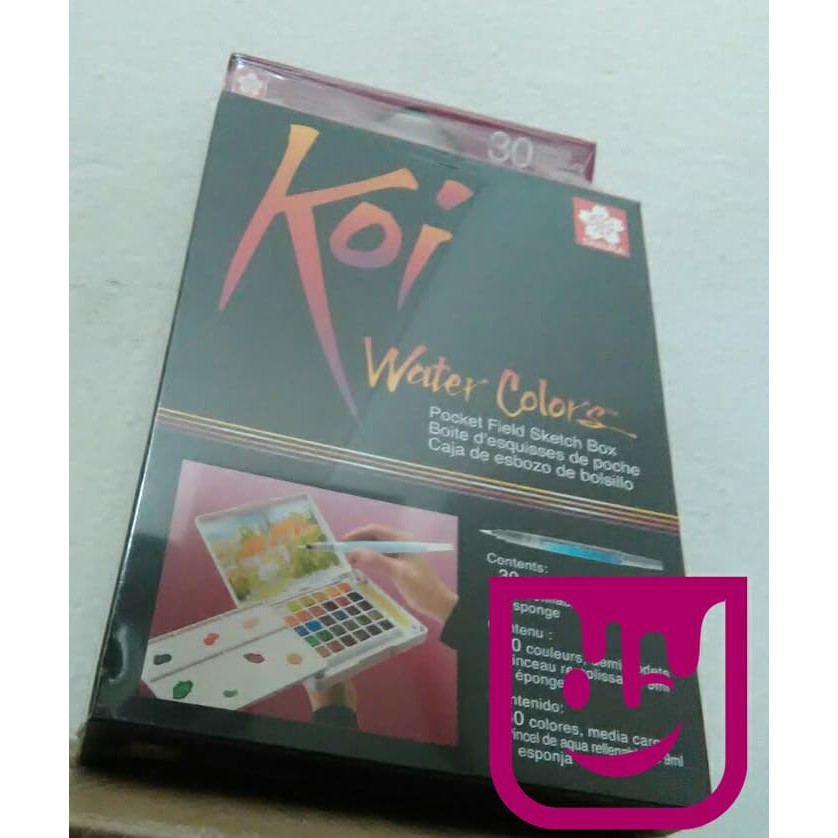 

Ready Stok Sakura Koi Watercolor 30 warna Murah