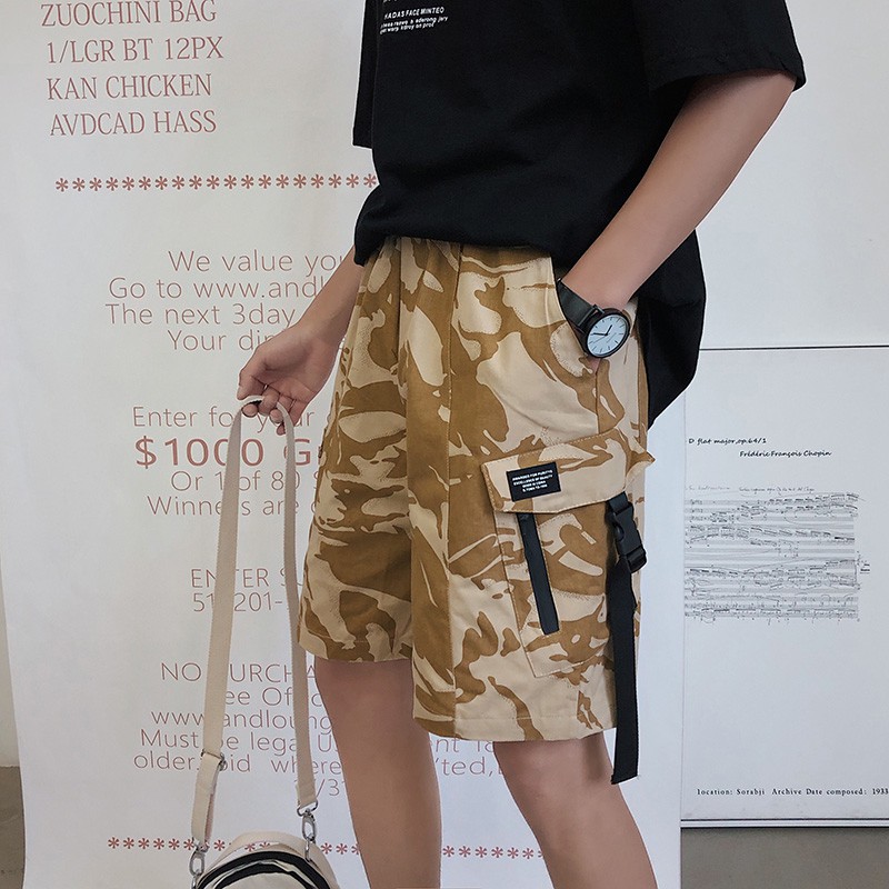  Celana  Pendek Longgar Casual  Gaya Jepang Untuk Pria 